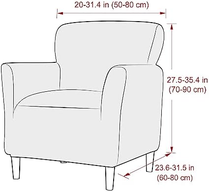LiveGo Stretch Armchair Slipcover 1-Piece Furniture Protector