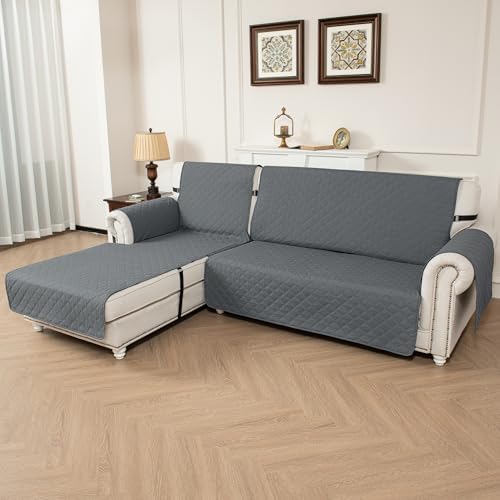 Taque L Shaped Sectional Couch Cover Waterproof Reversible