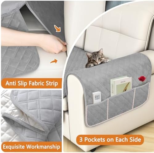 Waterproof L Shape Sectional Couch Cover for Dogs