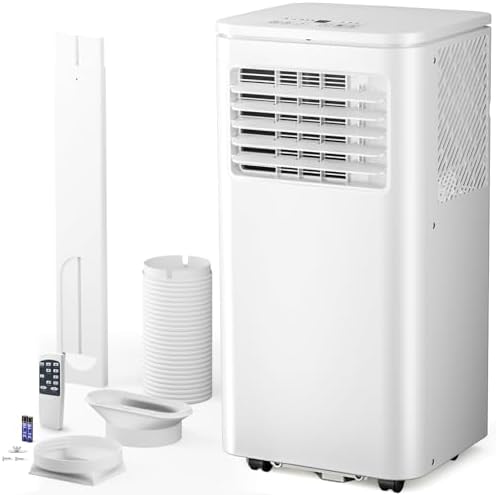 Antarctic Star 8000 BTU Portable AC Unit with Fan and Dehumidifier