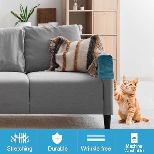 Uxcell 2Pcs Stretch Armrest Covers for Chair Sofa Protector 1