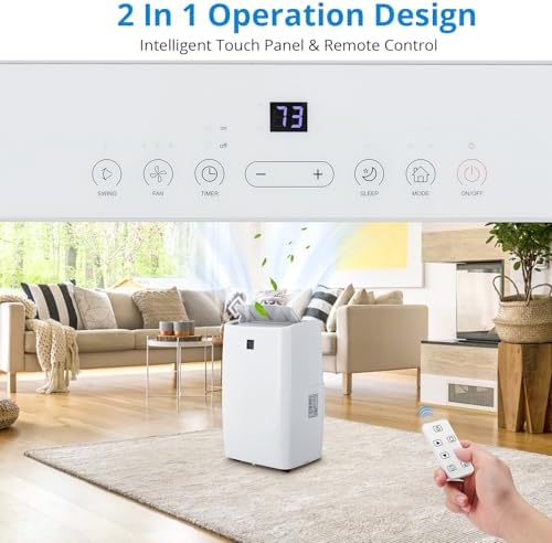 GAOMON 12000 BTU Portable Air Conditioner 3-in-1 Cool Fan Dehumidifier