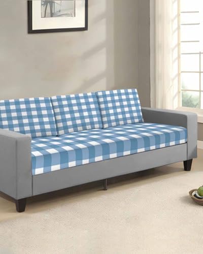 LooPoP Sectional Sofa Slipcover Buffalo Plaid