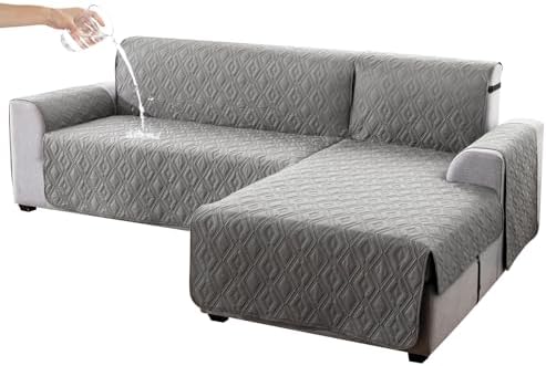 Genina Reversible Sectional Couch Cover for Dogs and Kids
