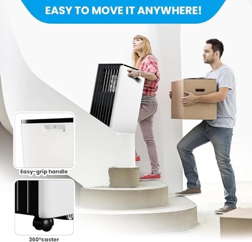 MilleLoom 8000 BTU Portable Air Conditioner 3-in-1 Unit