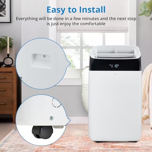 Takywep 14000BTU Portable Air Conditioner with 3 in 1 Modes 1