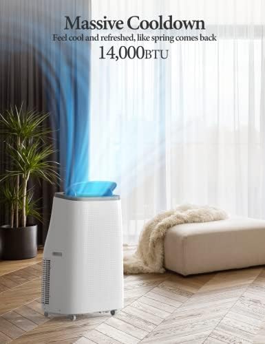 GAOMON 14000 BTU Portable AC Unit Dark Grey 1
