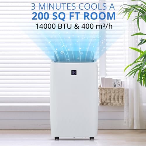 GAOMON 14000 BTU Portable Air Conditioner Unit White