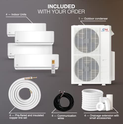 Cooper Hunter 48000 BTU 4 Zone Ductless Mini Split System