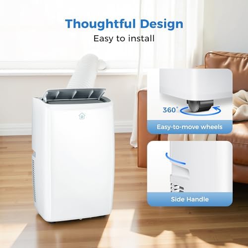 2025 Upgraded Smart Portable AC with 14000 BTU