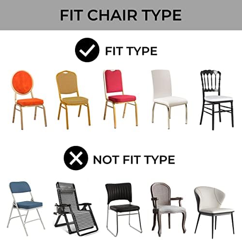 Babenest Spandex Chair Covers 10PCS Navy Blue