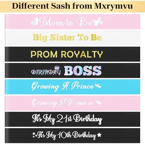 Bachelorette Sash for Bridal Shower and Wedding Parties