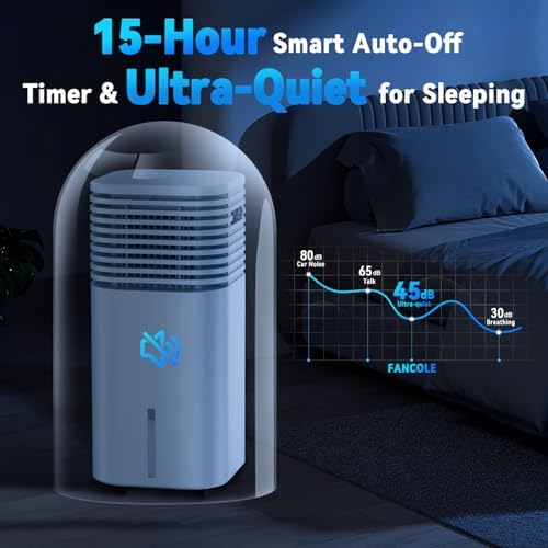 FANCOLE Windowless Portable Air Conditioner 4 Modes 3 Speeds
