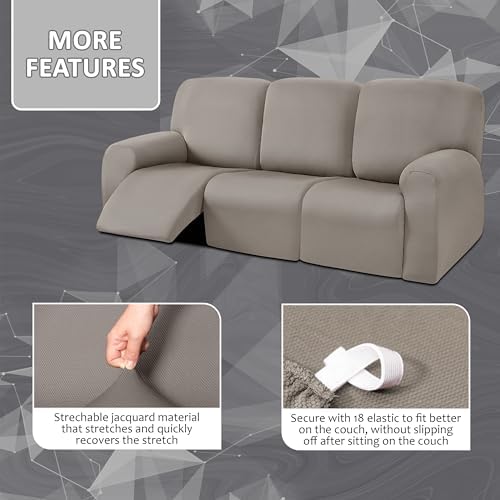 ULTICOR 8-Piece Recliner Sofa Cover Set