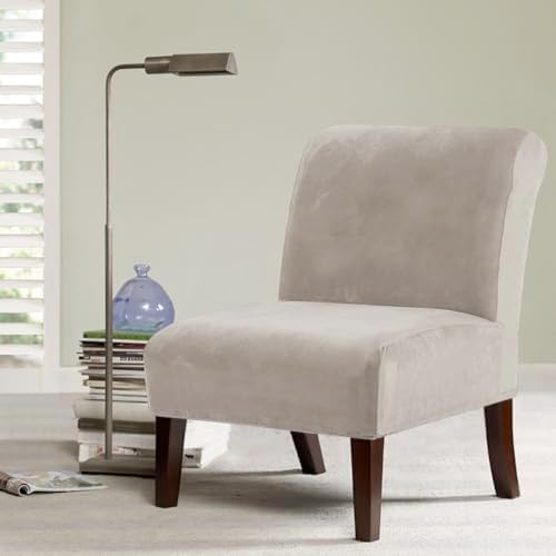 HVERSAILTEX Velvet Chair Cover for Living Room