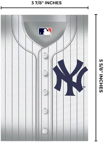 New York Yankees Invitation Thank You Card Set - 16 Cards