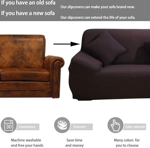MIKUDREAM Super Stretch Sectional Couch Covers