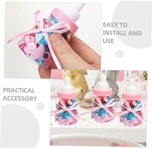 6pcs Reusable Candy Bottles for Party Favors and Wedding Sweets
