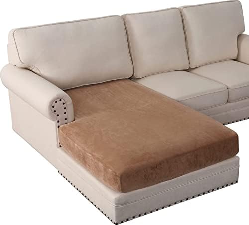ADPON Velvet Sectional Couch Covers for Left and Right Chaise Lounge