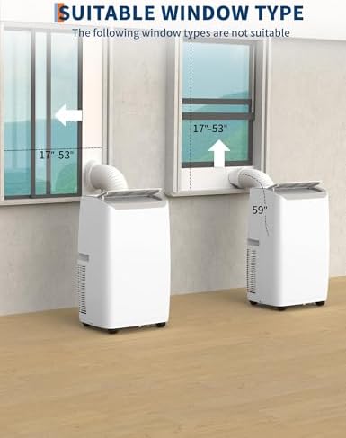 GarveeTech 14000 BTU Portable AC with Remote Control