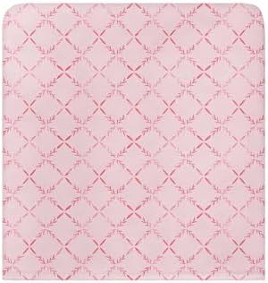 DecorLovee Pink Rhombus Chair Back Covers 4 Pack