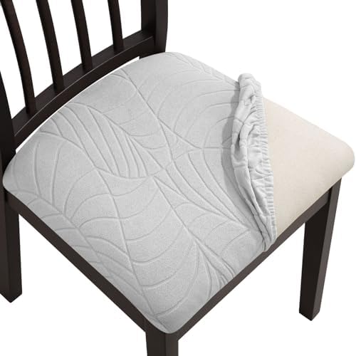 Waterproof Chair Seat Covers 4PCS Light Grey