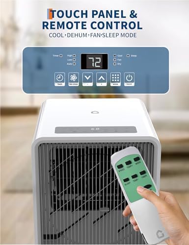 GarveeTech 14000 BTU Drainage Free Portable AC Unit for Bedroom