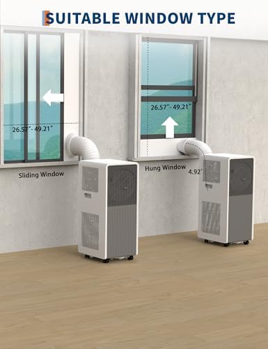 GarveeTech 14000 BTU Drainage Free Portable AC Unit for Bedroom