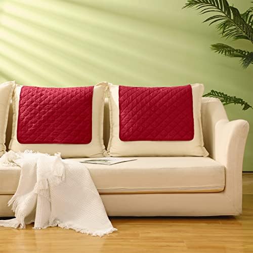 Panelee 2 Pcs Headrest Cover for Recliner and Sofa