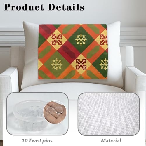 Plaid Recliner Headrest Protector for Leather and Fabric Furniture