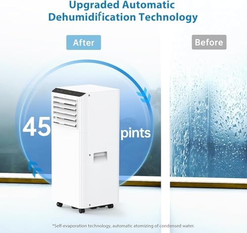 GarveeHome 8000 BTU Portable AC with Window Kit and Remote