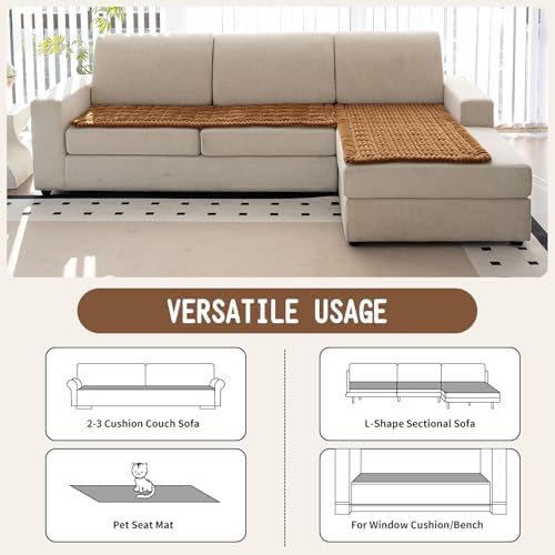 L Shaped Sofa Cover for Dogs Washable Non-Slip Slipcover