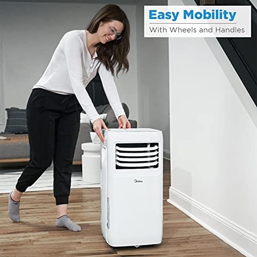 Midea 8000 BTU Portable Air Conditioner with Dehumidifier and Fan Mode