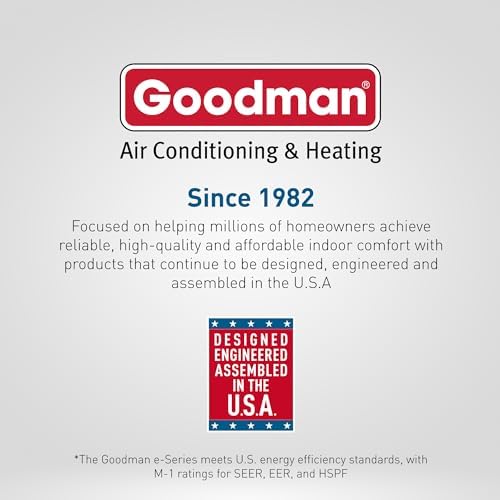 Goodman e-Series 18000 BTU Split AC Heat Pump