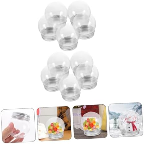 MAGICLULU 10pcs Clear Candy Containers for Treats and Party Favors