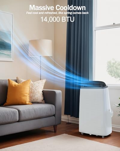 GAOMON 14000 BTU Portable AC Unit Dark Grey 1
