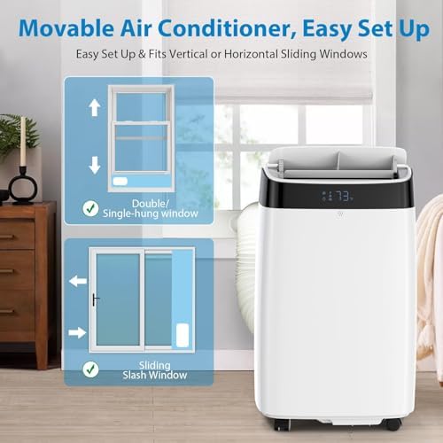 GarveeLife 10000 BTU Portable Air Conditioner for 450 SqFt Room