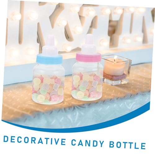 12pcs Decorative Candy Bottles for Baby Shower Favors