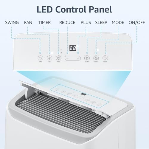 GAOMON 14000BTU Portable AC with Fan and Dehumidifier