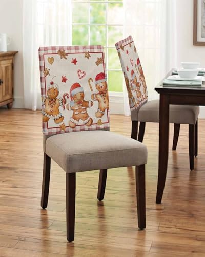 6 Pcs Christmas Chair Back Covers Set