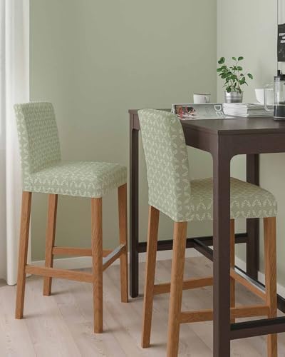 Sage Green Bar Stool Covers Set of 2 with Back
