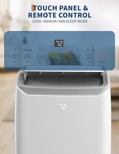 GarveeTech 14000 BTU Portable AC with Remote Control