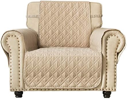 Ameritex Waterproof Nonslip Chair Cover - Beige 23