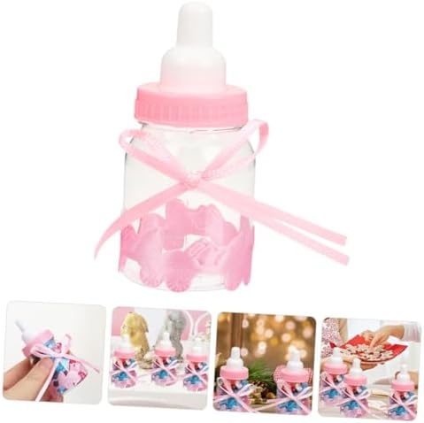 6pcs Reusable Candy Bottles for Party Favors and Wedding Sweets