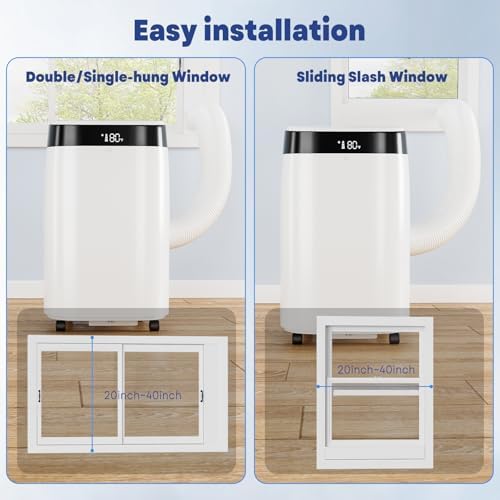 10000 BTU Portable Air Conditioner with Remote Control and Auto Swing 1