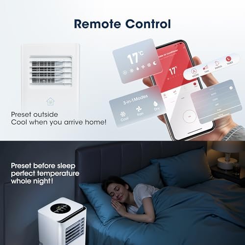 Wattsmart 8000BTU Portable AC Unit with App and Remote Control