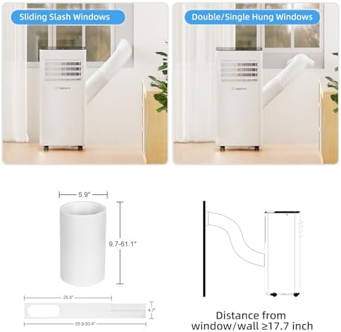 Wiytamo 10000 BTU Portable AC Unit with WiFi and Remote Control