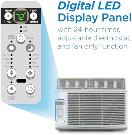 Commercial Cool 14300 BTU Window Air Conditioner with Remote Control