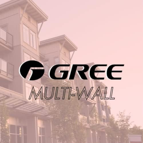 Gree 18000 BTU Multi21 Dual-Zone Wall Mount Mini Split AC Heat Pump
