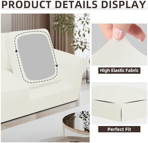 Easy-Going 7 Piece Stretch Sofa Cover Set